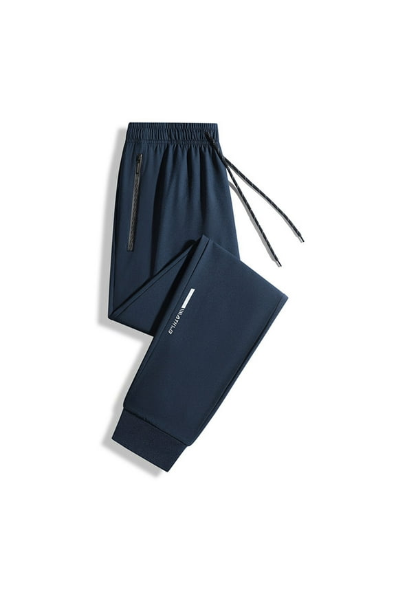 Joggers for Men Golf Pants with Zip Pockets Slim Fit Casual Comfy Pants Lightweight Athletic Workout Sweatpants