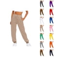 thumbnail image 1 of Joggers for Women Fall Winter Lined Elastic High Waist Straight Leg Jogger Sweatpants with Pockets Jogging Pants, 1 of 9