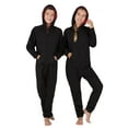 thumbnail image 1 of Joggies - Black & Red Kids Footless Hoodie One Piece - Kids - Medium (Fits 4'6 - 4'8"), 1 of 4