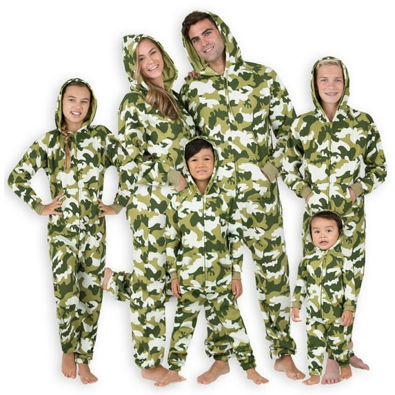 Joggies - Family Matching Camouflage Hoodie Onesies for Boys, Girls, Men, Women and Pets - Adult - Medium Plus/Wide (Fits 5'8 - 5'11")