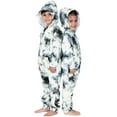 thumbnail image 1 of Joggies - TieDye Black Toddler Footless Hoodie One Piece - Toddler - Large (Fits 3'4 - 3'6"), 1 of 5
