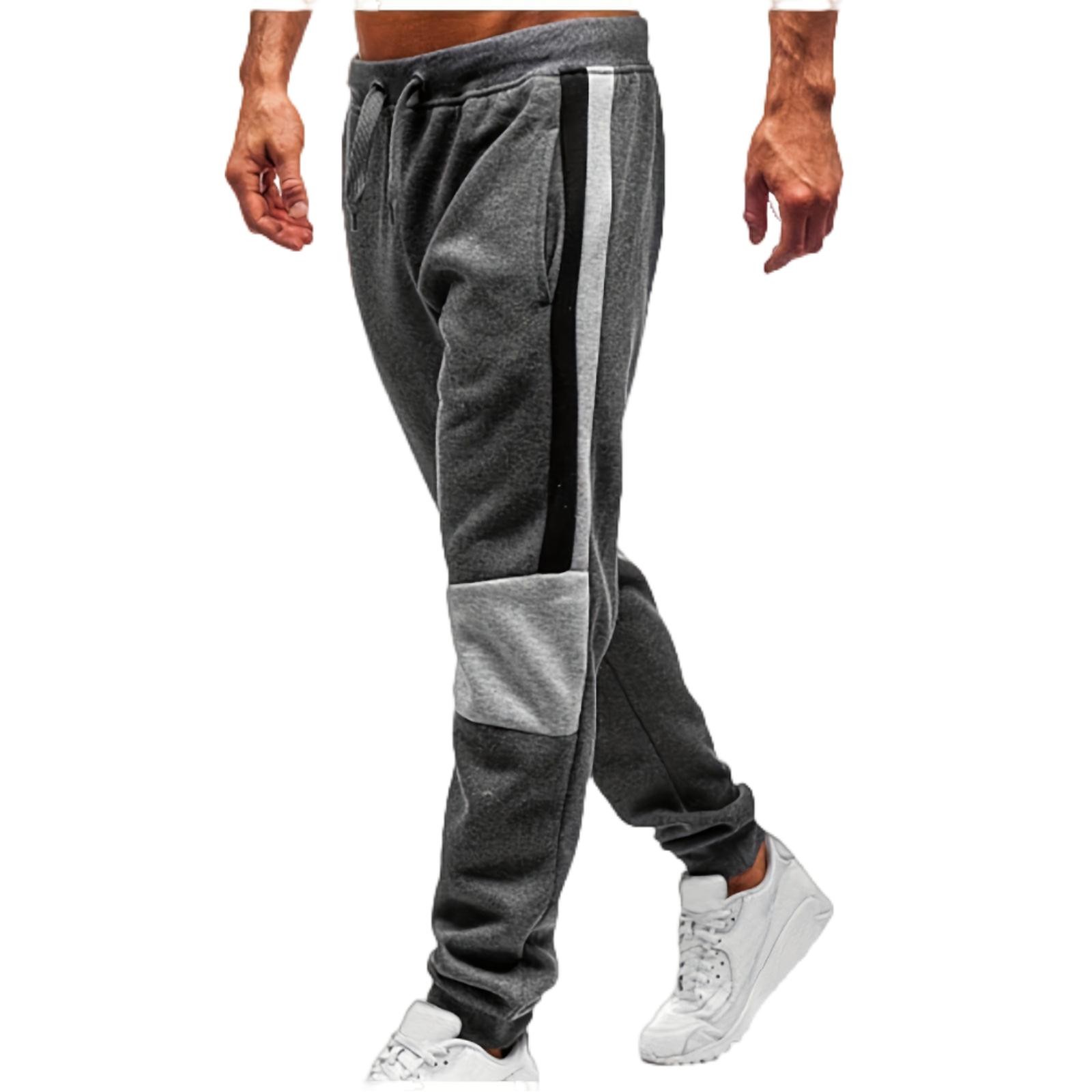 Jogging Bottoms for Men, Breathable Sweatpants, Boys, Straight Cut