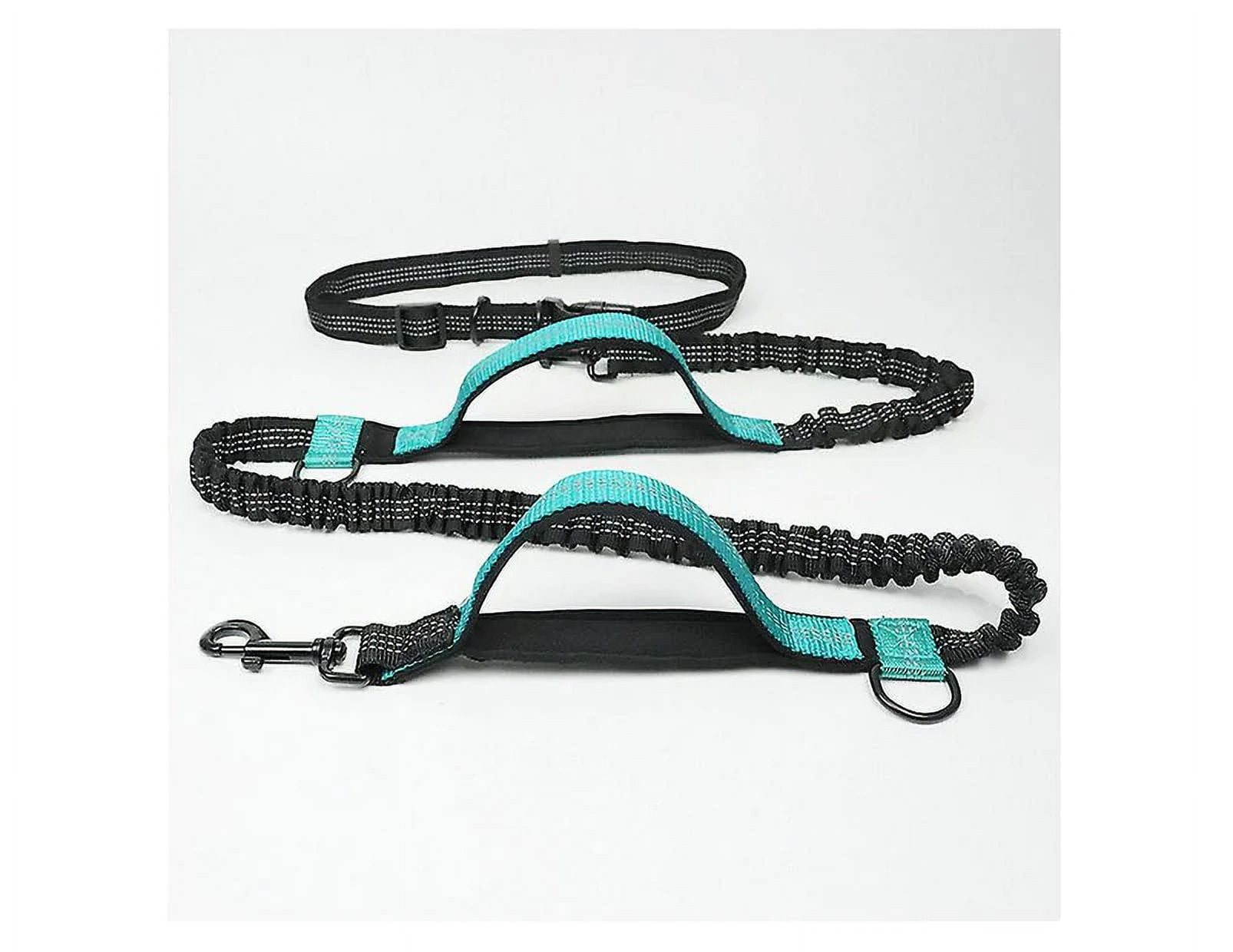 Jogging Dog Leash, Upgrade Hands free Dog Leash With Two Bungeesgreen1PCS
