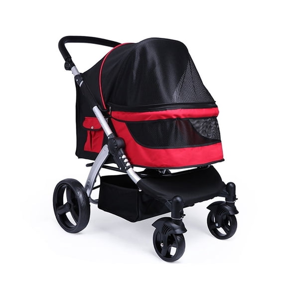 Jogging Dog Stroller for Large Dogs, Premium Dog Buggy High Landscape Luxury Pet Stroller Large Dog Pushchairs, Multiple Cats and Dogs out Strollers