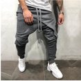 thumbnail image 1 of Jogging Hip Hop Slim Casual Sports Drawstring Pants Men, 1 of 5