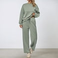thumbnail image 1 of Jogging Sets for Women 2 Piece - Long Sleeve Sweatshirt With Sweatpants Set Matching Sets Women Clothing Fall Lounge Sets for Women, 1 of 4