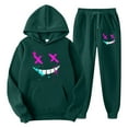 thumbnail image 1 of Jogging Suits for Men 2 Piece Set Casual Graphic Loose Hoodie Sweatshirt And Joggers Sweatpants Sets Fall Winter Long Sleeve Pullover Suit with Pocket, 1 of 2