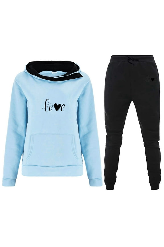 Jogging Suits for Women Clearance Oversized Casual 2 Piece Outfits for Women Comfortable Thick and Warm Roomy Womens Sweatsuits Juniors Clearance