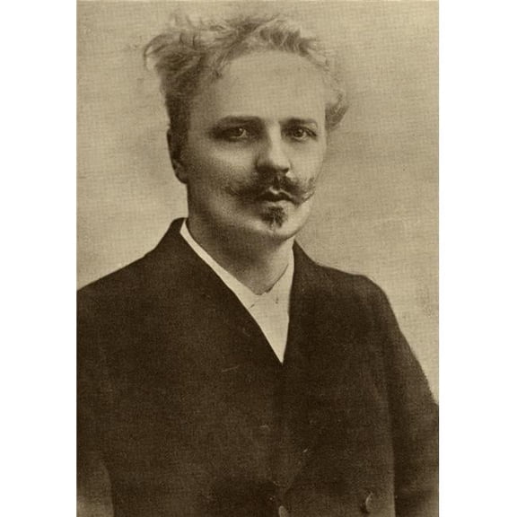 Johan August Strindberg 1849-1912 Swedish Dramatist From The Book Poster Print - Large - 24 x 36