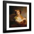 thumbnail image 1 of Johann Baptist Lampi the Elder 20x24 Black Modern Framed Museum Art Print Titled - May, 1 of 5