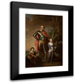 thumbnail image 1 of Johann Baptist von Lampi the Elder 17x24 Black Modern Framed Museum Art Print Titled - Franciszek Ksawery Branicki with His Sons, Aleksander and Władysław (circa 1790), 1 of 5