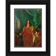 Johann Baptist von Lampi the Younger 18x24 Black Ornate Framed Double Matted Museum Art Print Titled Leopold I. 1829