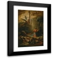 thumbnail image 1 of Johann Christian Thomas Winck 11x14 Black Modern Framed Museum Art Print Titled - The Agony in the Garden (1773), 1 of 5