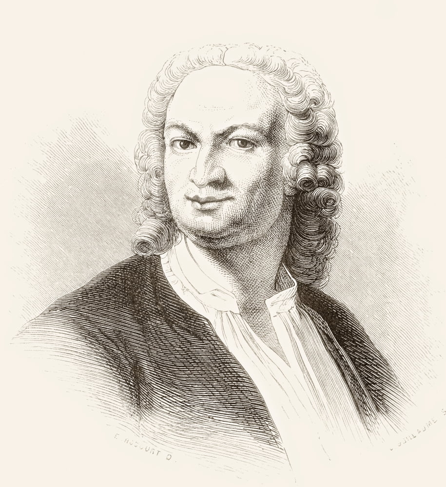 Johann Elias Ridinger 1698 - 1767 German Artist Engraver Draughtsman And Publisher From Histoire Des Peintres ???Cole Allemande Published 1875 Canvas Art - Ken Welsh Design Pics (26 x 28)