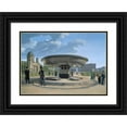 thumbnail image 1 of Johann Erdmann Hummel 18x14 Black Ornate Wood Framed Double Matted Museum Art Print Titled - The Granite Dish in the Berlin Lustgarten (1831), 1 of 5