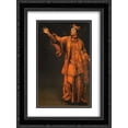 thumbnail image 1 of Johann Georg Pinzel 2x Matted 18x24 Black Ornate Framed Art Print 'Saint Francis Borgia', 1 of 2