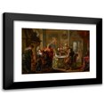 thumbnail image 1 of Johann Georg Platzer 24x18 Black Modern Framed Museum Art Print Titled - The Pleasures of the Seasons; Winter (C. 1730), 1 of 5