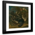 thumbnail image 1 of Johann Georg de Hamilton 12x14 Black Modern Framed Museum Art Print Titled - Still Still with the Deaf (1720-1730), 1 of 5