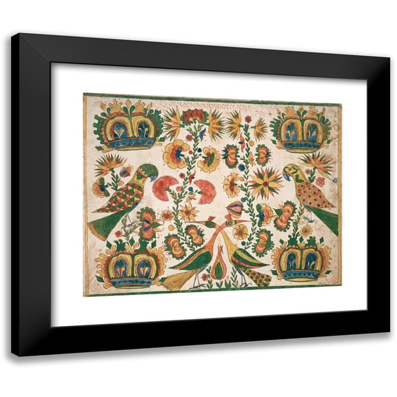 Johann Heinrich Otto 14x12 Black Modern Framed Museum Art Print Titled - Fracture (ca. 1770-1800)