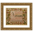 thumbnail image 1 of Johann Heinrich Otto 24x20 Gold Ornate Framed and Double Matted Museum Art Print Titled - Birth and Baptismal Certificate (1782), 1 of 4