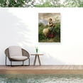 thumbnail image 1 of Johann Hofner 'The Shepherdess 1866' Outdoor All-Weather Wall Decor, 1 of 3