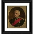 thumbnail image 1 of Johann Köler 15x17 Black Ornate Wood Framed Double Matted Museum Art Print Titled - Portrait of Major General Stanisław Kierbedź, Engineer (1882), 1 of 5