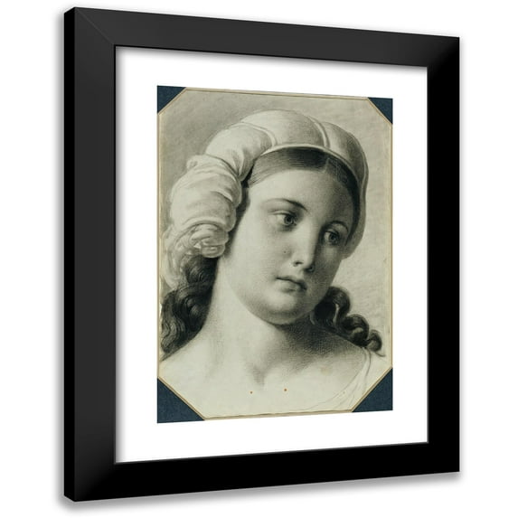 Johann Peter Krafft 11x14 Black Modern Framed Museum Art Print Titled - Daughter Julie