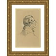 thumbnail image 1 of Johann Peter Krafft 11x14 Gold Ornate Wood Frame and Double Matted Museum Art Print Titled - Study on the 'Return of the Emperor Franz from Pressburg' (1828), 1 of 4