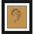 thumbnail image 1 of Johann Peter Krafft 15x17 Black Ornate Wood Framed Double Matted Museum Art Print Titled - Julie Krafft (Before 1840), 1 of 5