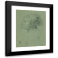 thumbnail image 1 of Johann Peter Krafft 15x18 Black Modern Framed Museum Art Print Titled - Head of a Girl (Study on the 'Return of the Landwehr Man', 1817) (Before 1817), 1 of 5
