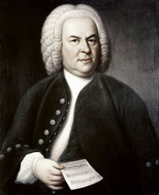 Johann Sebastian Bach Canvas Art - Elias Gottlob Haussman (20 x 24)