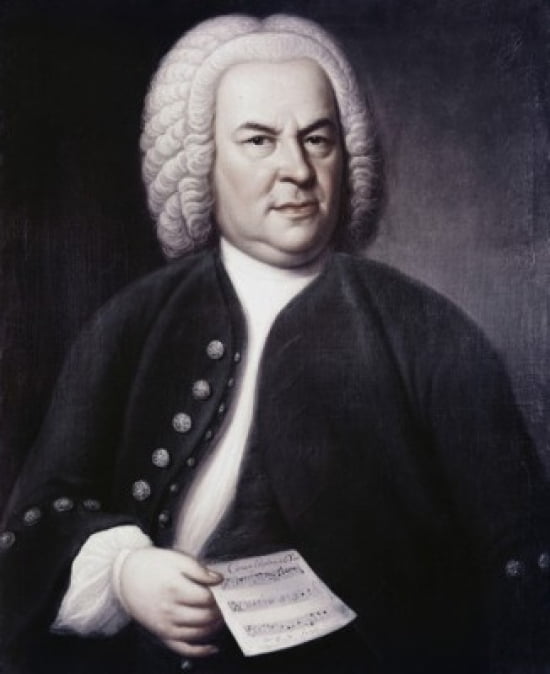 Johann Sebastian Bach Elias Gottlob Haussman (1695-1744) Canvas Art - (24 x 36)