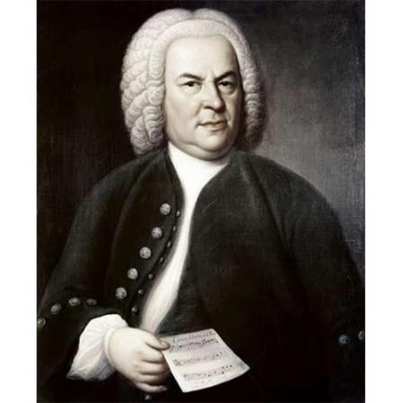 Johann Sebastian Bach Poster Print by Elias Gottlob Haussman, 10 x 12 - Small