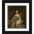 thumbnail image 1 of Johann Valentin Tischbein 20x24 Black Ornate Framed Double Matted Museum Art Print Titled: Portrait of Anne of Hanover, Princess Royal and Princess of Orange, Consort of Prince Wil, 1 of 5