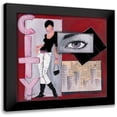 thumbnail image 1 of Johanna 15x15 Black Modern Framed Museum Art Print Titled - CIty II, 1 of 5