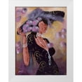 thumbnail image 1 of Johanna 15x18 White Modern Wood Framed Museum Art Print Titled - Elegantes aux perles II, 1 of 4