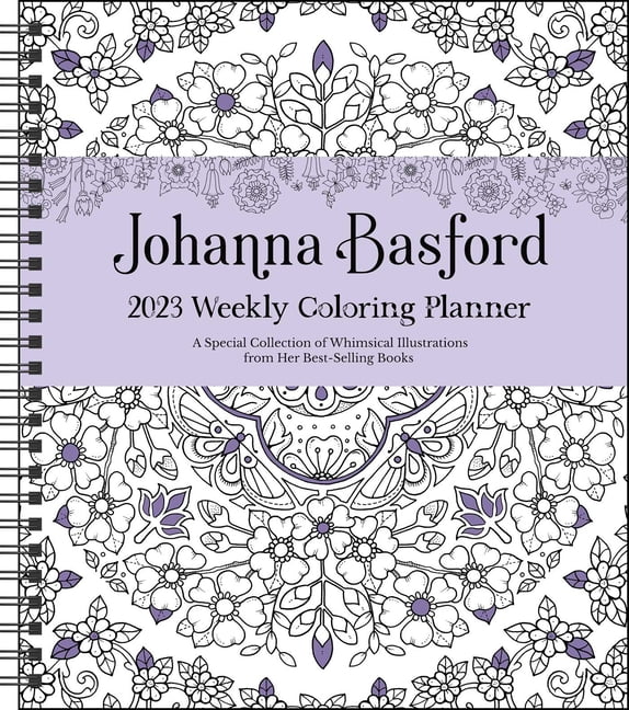 Johanna Basford 2022 Coloring Weekly Planner Calendar (Calendar