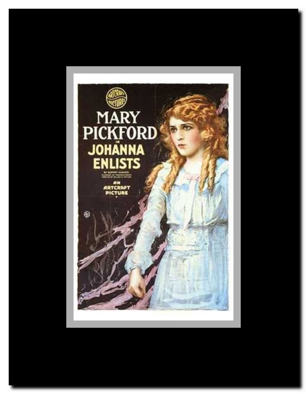 Johanna Enlists Framed Movie Poster