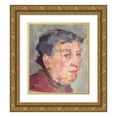 thumbnail image 1 of Johanna Kampmann-Freund 15x17 Gold Ornate Wood Frame and Double Matted Museum Art Print Titled - Women's Portrait, 1 of 4
