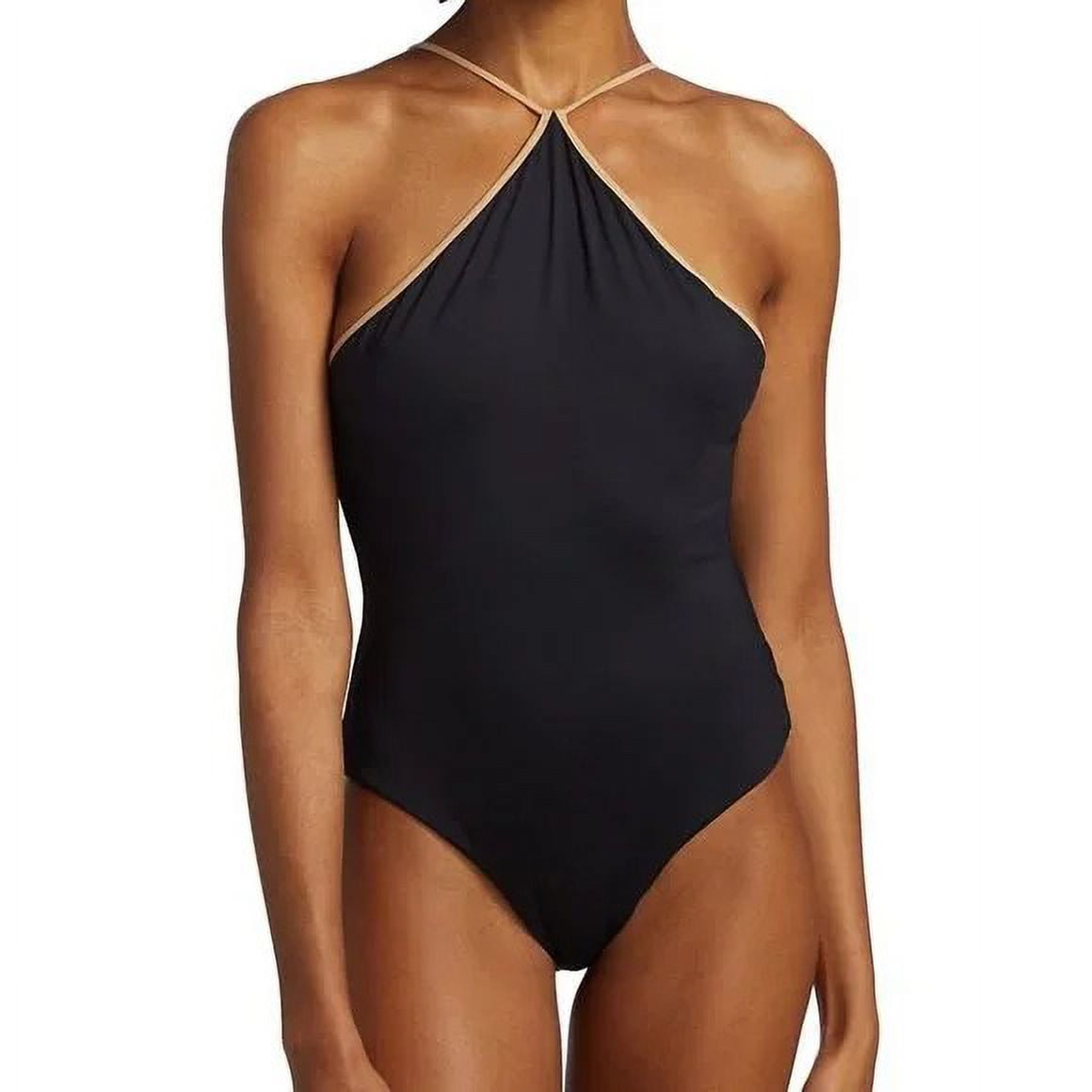 Johanna Ortiz BLACK Baru Manuscript Of Love One Piece Swimsuit, US
