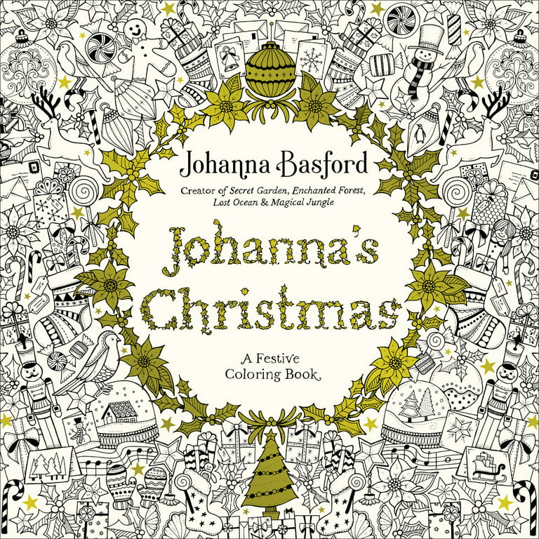 Johanna Basford Christmas Mini Coloring Book  Johanna basford christmas,  Johanna basford coloring book, Johanna basford coloring