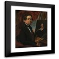 thumbnail image 1 of Johannes Daniël Susan 15x18 Black Modern Framed Museum Art Print Titled - Self Portrait (1839), 1 of 5