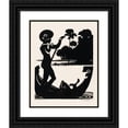thumbnail image 1 of Johannes Frederik Engelbert ten Klooster 20x24 Black Ornate Framed Double Matted Museum Art Print Titled: Papual Name (1923), 1 of 5