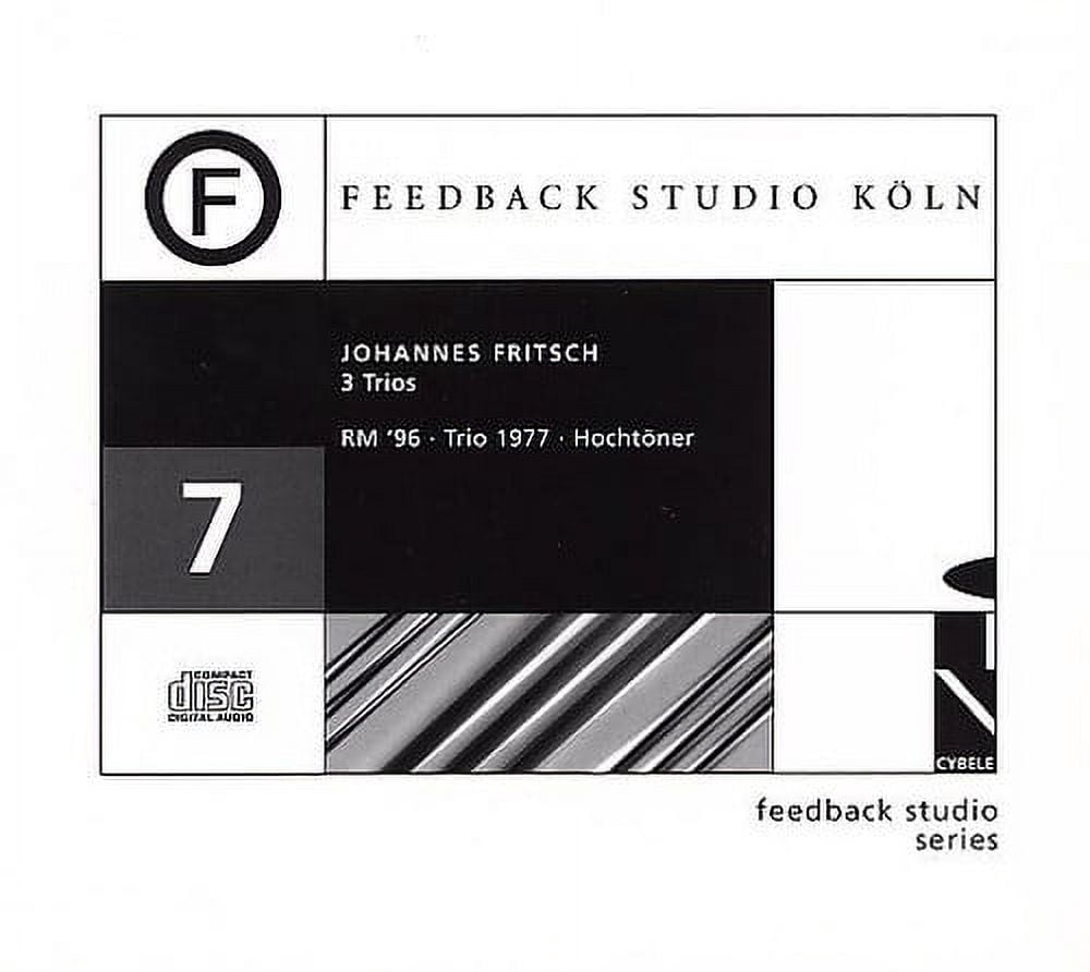 Johannes Fritsch - Feedback Studio Koln Series - Classical - CD