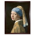 thumbnail image 1 of Johannes Vermeer Girl With a Pearl Earring Old Master Painting Portrait Art Print Framed Poster Wall Decor 12x16 inch, 1 of 5