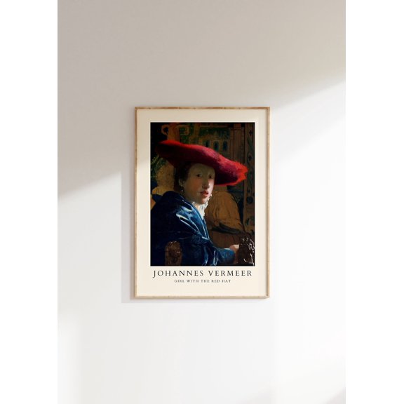 Johannes Vermeer Lady Standing at a Virginal Poster Unframed Paper Print