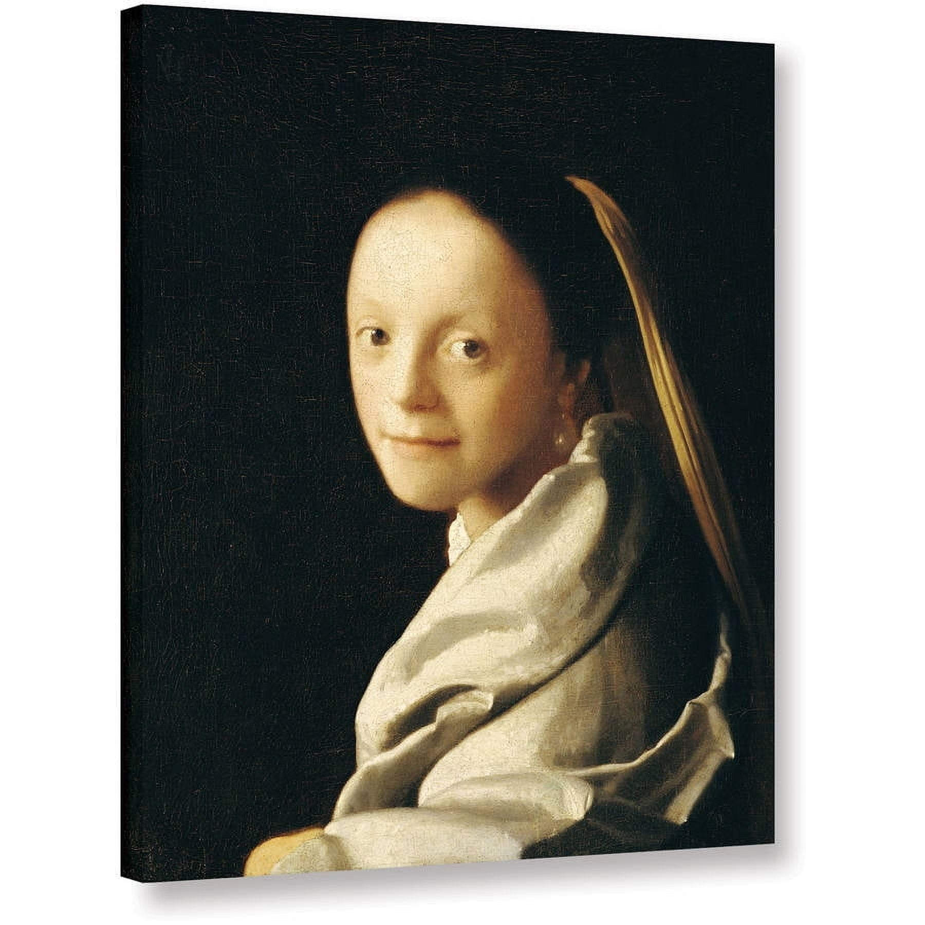 Johannes Vermeer "Portrait Of A Young Woman" Gallery-Wrapped Canvas