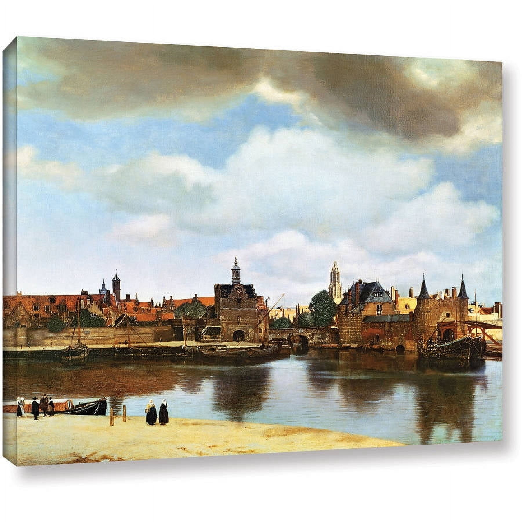 Johannes Vermeer "View Of Delft III" Gallery-Wrapped Canvas