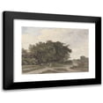 thumbnail image 1 of Johannes Warnardus Bilders 18x14 Black Modern Framed Museum Art Print Titled - Landscape with Trees (1841 - 1890), 1 of 5