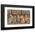 thumbnail image 1 of Johannes Wilhjelm 14x11 Black Modern Framed Museum Art Print Titled - Prayer for Rain. Procession in Apennins (1894 - 1895), 1 of 5